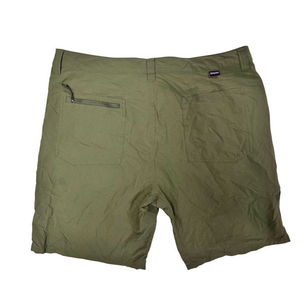 Patagonia Quandary Shorts Mens 40 Green Hiking Outdoor Nylon - Picture 2 of 5